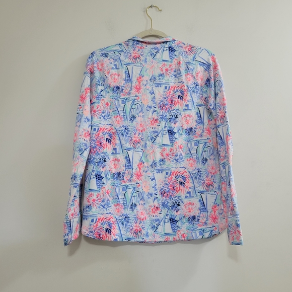 Lilly Pulitzer Janie half zip popover sweatshirt S - Picture 2 of 6